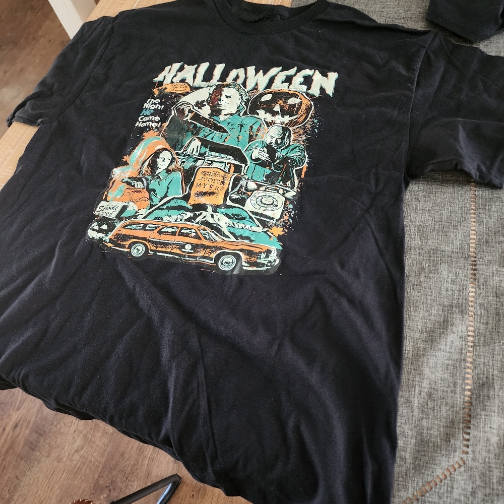 Halloween Micheal Myers L Graphic T-Shirt Black